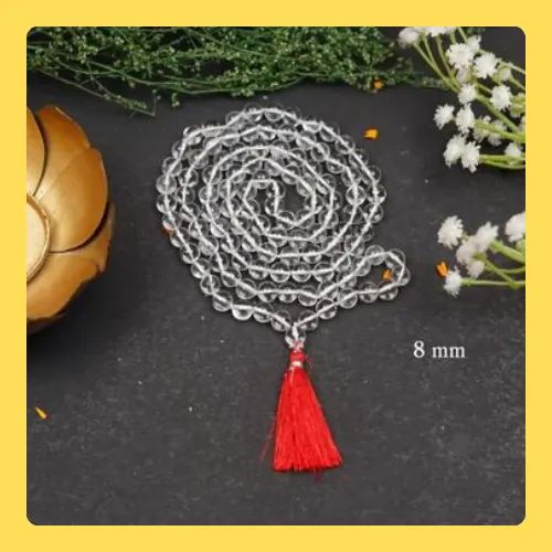 Clear Quartz Mala 8mm
