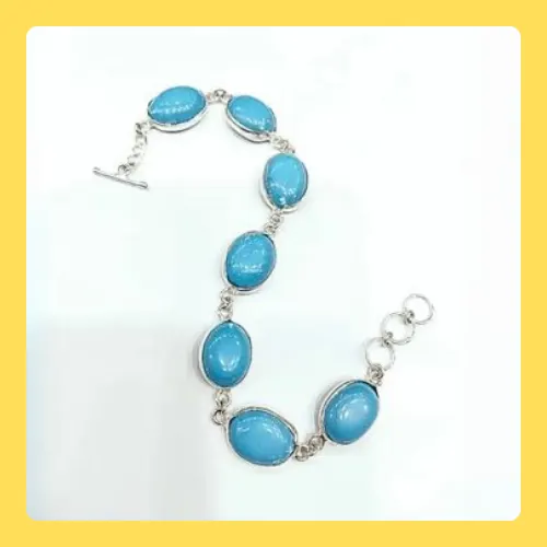 Firoza Chain Bracelet