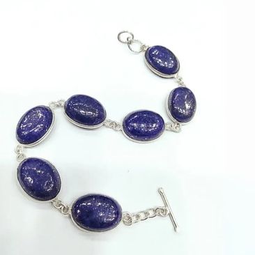 Lapis Lazuli Chain Bracelet