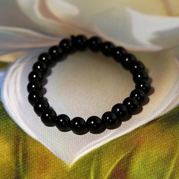 Black Tourmaline Braclete 12 MM