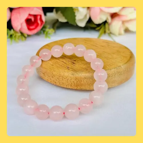 Rose Quartz- 8mm Bracelet